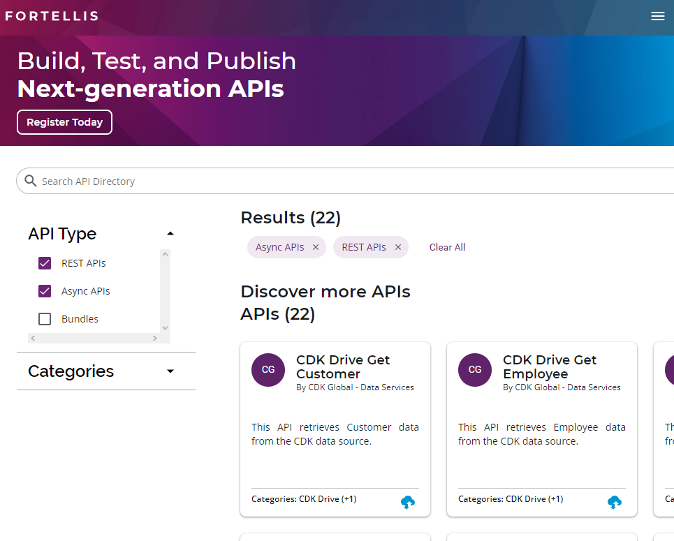 Industry API Platforms & Marketplaces