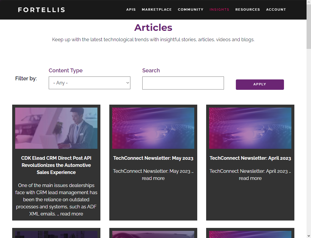Fortellis Insights